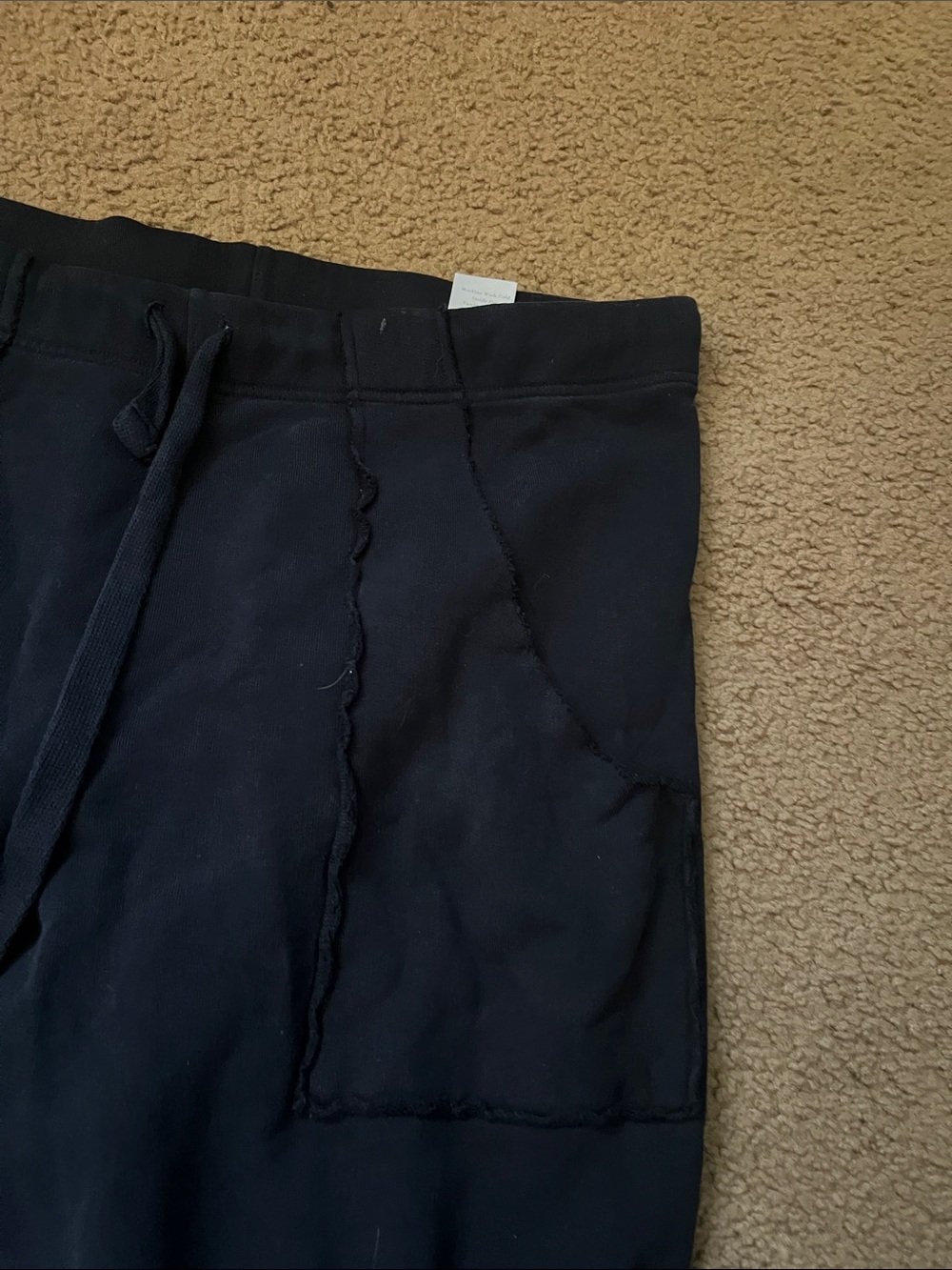 Frank & Eileen Navy Drawstring Pocket Joggers - Picture 4 of 6